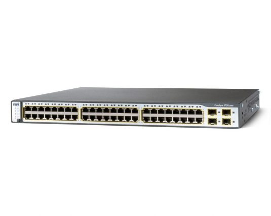 Used Switch Cisco Catalyst 3750-48PS (Renewed)